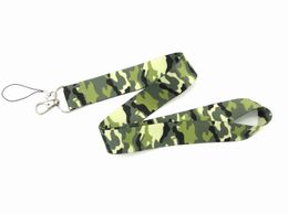 Cell Phone Straps & Charms Hot Camouflage cartoon Lanyard ID Badge Holder Keys Mobile Neck Holders Car Key ID Card For Men Women