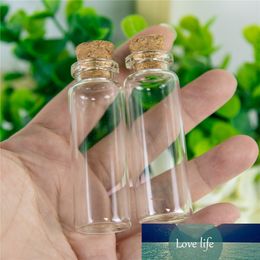 15ml Glass Perfumes Bottles Small Crafts Bottles With Corks 50pcs 22*65*12.5mm 15ml