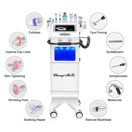 Vertical Hydra facial cleaning Microdermabrasion H2O2 oxygen beauty machine with high powerful vacuum pump aqua peel oxygen beauti equipment