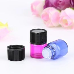 Colourful 1ml 2ml 3ml 5ml Mini Glass Bottle Perfume Sample Vials Empty Glass Containers Hot Sale In USA UK Canada AU Market