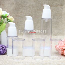 15ml 30ml 50ml Korean Style Beak Head White Airless Bottles Lotion Small Empty Refillable Bottle Cosmetic Container 100pcs/lotpls order
