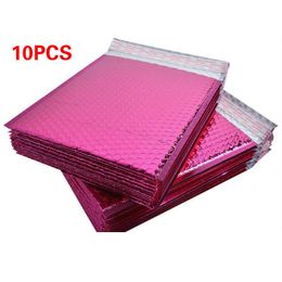 Rose Red Bubble Buffer Self Adhesive Seal Bags Pe Waterproof Plastic Cellophane Bags Gifts Bag Candy Pouch Jewellery P jllqOg