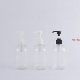 350ML X 30 Transparent Empty Lotion Pump Plastic Bottles Shampoo Shower Gel Cream Container PET For Personal Caregood qualtit