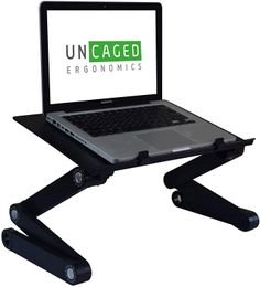 Tablet PC Stands Adjustable Height Angle tilt Notebook MacBook pro Computer Riser Folding Desktop Holder Portable,Black