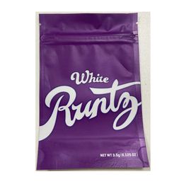 -0.125OZ Runtz Packaging Bianco Runtz Ziplock Bag Pack Mylar Bags A Protoio odore Personalizzato Standing Stand Up Pouch