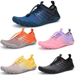 2022 Non Brand Running Men Women Shoes Black Grey Yellow Pink Purple Blue Orange Five Fingers Cycling Wading Outdoor Shoe 36-47