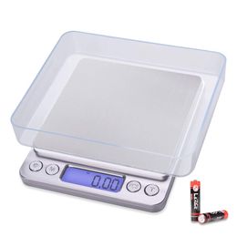 Portable Precise Mini Electronic Scales Libra Pocket Case Postal Kitchen Jewelry Weight Balance Digital Gram Weight LCD Display Y200531