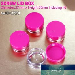 22x37mm screw cap lid bottle boxes jars for DIY Wish Message Sample Perfume Nail Art beads reagent Vials Organiser container