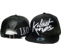 Cheap Hot Last Kings Leather Snapback hats white lastking LK Designer Brand mens women baseball caps hip-hop street caps Free Shipping