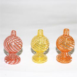 smoking Carb Cap glass Bubble dome for 4mm Thermal P Quartz Banger Nails Dabber Bong Dab Oil Rig