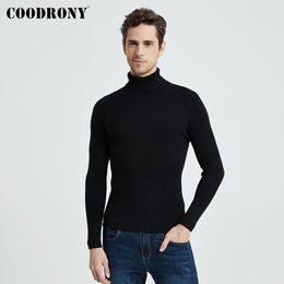 COODRONY Christmas Sweater Men Clothes Winter Thick Warm Mens Sweaters Casual Classic Turtleneck Cashmere Pullover Men 8253 201028