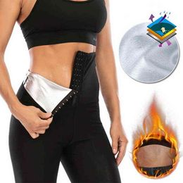 Women Waist Trainers Sweat Sauna Pants Body Shapers Slimming Pants Waist Trainer Corset Fitness Workout Sweat Leggings Underwear H1221