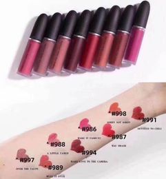 Makeup Suede Cream Matte Lip Gloss Lips Lustre liquid Lipstick natural Nude long lasting waterproof lipgloss Cosmetics 8 Colours