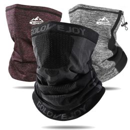 Outdoor Winter Cycling Mask High Stretch Warmth Fabric Breathable Mesh Windproof Soft Comfortable Non-ball Riding Caps & Masks