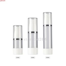 15/30/50ml 30pcs/lot Empty Cosmetics PP Vacuum Lotion Pump Container,DIY Portable Travel Airless Bottle,Refillable Press Packagehigh qualtit