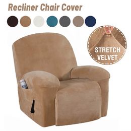Waterproof Recliner Couch Cover All-inclusive Sofa Cover Seat Elasticity Stretch Anti-slip Furniture Slipcovers Chair Protector LJ201216