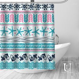 Shower Curtains Custom Bohemia Pattern Curtain Large European&American Style Print Edition Polyester Curtain1