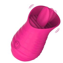 NXY Vibrators Vibrators for Women Clitoris Massager 10 Modes Powerful Tongue Licking g Spot Clitoral Nipple Stimulator Clit Adult Sex Toys 0104