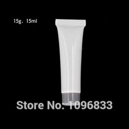 15G 15ML Plastic Soft Tube Bottles with Grey Cap, Cosmetic Cream Tubes, Medical Gel Hand Packing Bottles,100pc/Lot