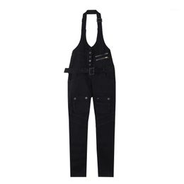 Women's Jeans Wholesale- Pure Cotton Boyfriend Overalls Korean Style Vintage Slim Girl Cowboy Denim Pants Fashion Sexy High Waist Skinny Wom