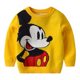 Fall Clothes for Toddler Girls Knite Kids Sweaters Warm Boys Tops Winter Little Children's Outfits Teen Clothes 2-7T