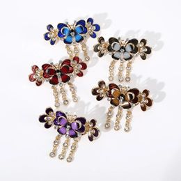 Butterfly Barrettes Crystal Hair Clip Barrette Cute Hairpin Headwear Accessories Gift For Woman Girls