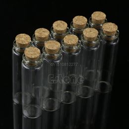 Hot Sale 30Pcs 20mL Mini Small Tiny Clear Cork Stopper Glass Bottles Vials Wholesale Grocery D15 dropship 201125