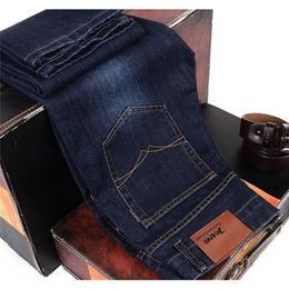 Straight casual jeans loose stretch summer thin mens trousers young and middle-aged work pants autumn 201223