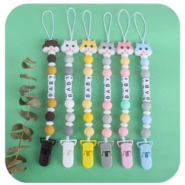 Baby plastic Pacifier Clip baby comfort silicone pacifier chain hamster gutta percha molar bar to prevent chain loss