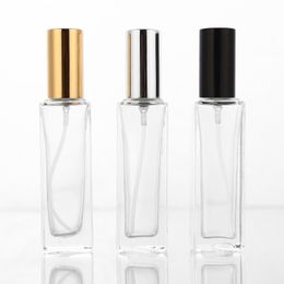 10pcs/lot 20ml clear Glass Empty Perfume Bottles Atomizer Spray Refillable Bottle Scent Case with Travel Size Portable