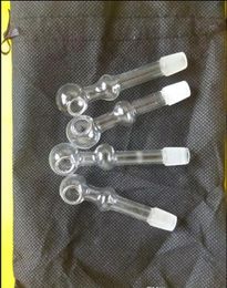 Transparent short brewed glass bongs accessories   , Glass Smoking Pipes colorful mini multi-colors Hand Pipes Best Spoon