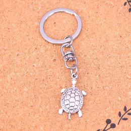 Fashion Keychain 30*15mm tortoise turtle sea Pendants DIY Jewellery Car Key Chain Ring Holder Souvenir For Gift