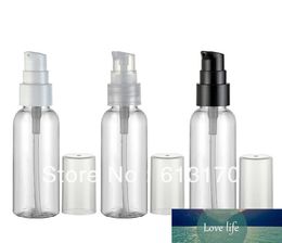 50ml Empty Press Pump Lotion Bottle Shampoo Clear Travel Refillable Cosmetic Packing Container