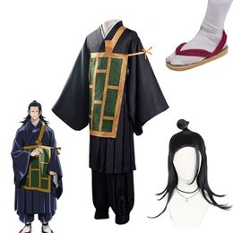 Jujutsu Kaisen Getou Suguru Cosplay Costume Kasaya Pants Kimono Socks for Halloween Party Men Women