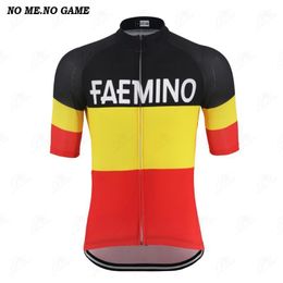Racing Jackets Men's Pro Road Cycling Team Jersey Black Yellow Red Short Sleeve Bicycle Clothes Summer MTB Bike Jerseys1