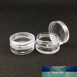 200Pcs 2g Lip Balm Container Portable Plastic Cosmetic Empty Jars Clear Bottles Eyeshadow Makeup Cream Pots