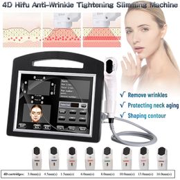 Free Shipping 4D HIFU Machine Face Lifting Body Slimming High Intensity Focused Ultrasound Machine With 8 Cartridges