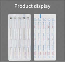 50pcs Round Liner Tattoo Needles Sterilise 1rl 3rl 5rl 7rl 9rl 11rl 13rl 15rl 18rl 0.35mm Disposable Tatto qylfwW