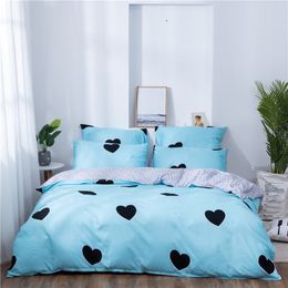 Hot Selling X Printed Solid bedding sets Home Bedding Set 4-7pcs High Quality Lovely Pattern with Star tree flower 201127