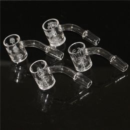 quartz banger for glass bong oil rigs water bongs 14mm male female 45 90 degree for dab rigs glass ash catcher