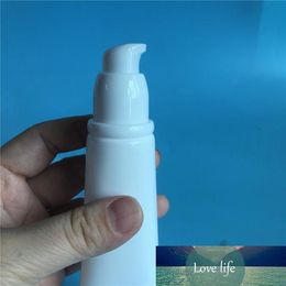 50 pcs Free Shipping 50 ml White plastic Tube Pump Bottles Lotion Cream Liquid Foundation Empty Packing Cosmetic Containers