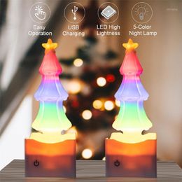 Christmas Decorations LED Tree Salt Lights Dimmable Night Decorative Light Children Baby For Home Party 1