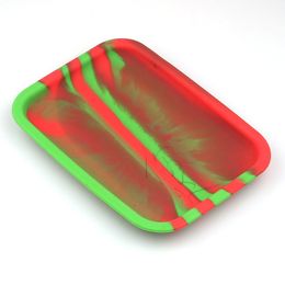 Smoke Silicone Rolling Tray 200x145mm Tobacco Roller Trays For Make Papers Herb Grinder Cigarette Accessories