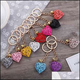 Keychains Fashion Accessories Hollow Mouse Key Rings Animal Design Bag Charms Cute Purse Pendant Car Keyring Chains Holder Ornaments Hanging