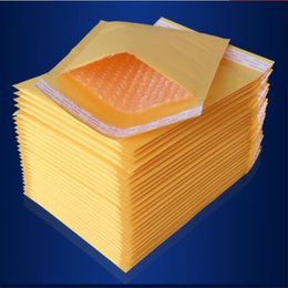 wholesale 100pcs Many Sizes Yellow Kraft Mailing Envelope courier Bubble Mailers Padded Envelopes free Packaging Shipping Bags