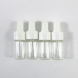 Small 3ml Dropper Essential Oil e liquid Serum Glass Bottle 3CC Refillable Drop Pipette Bottles container 30pcs