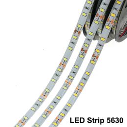 DC12V LED Strip 5630 SMD Flexible Light 60Leds/m 5m IP65 Waterproof White/Warm White LED Tape Light