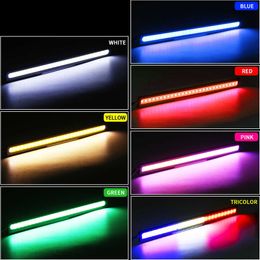 New 10X 17cm COB Universal Car Led Light Strip Auto Daytime Running Lamps Motorcycle Led Light Bar Car Waterproof External Headlight