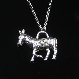 Moda 33*30mm burro burro colar de pingente corrente para gargantilha feminina colar criativo jóias presente de festa