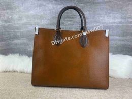 Good Quality NEW styles Fashion Ladies Bags Genuine Leather 45120 luxurys women tote bag 45039 44571 small size 34cm